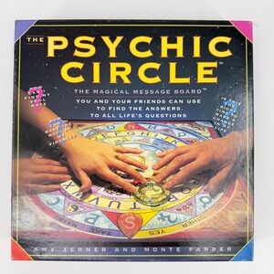 The Psychic Circle Board Game Magical Message Board COMPLETE Spiritual Ouija